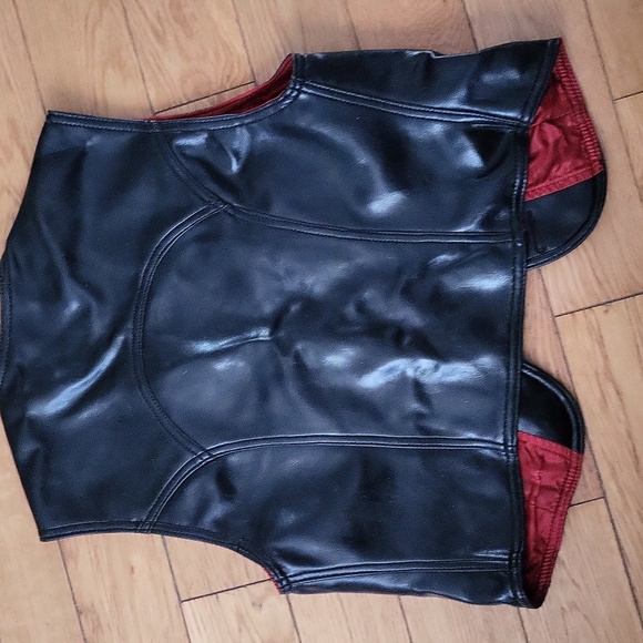 Moschino jeans faux leather vest - Picture 6 of 7